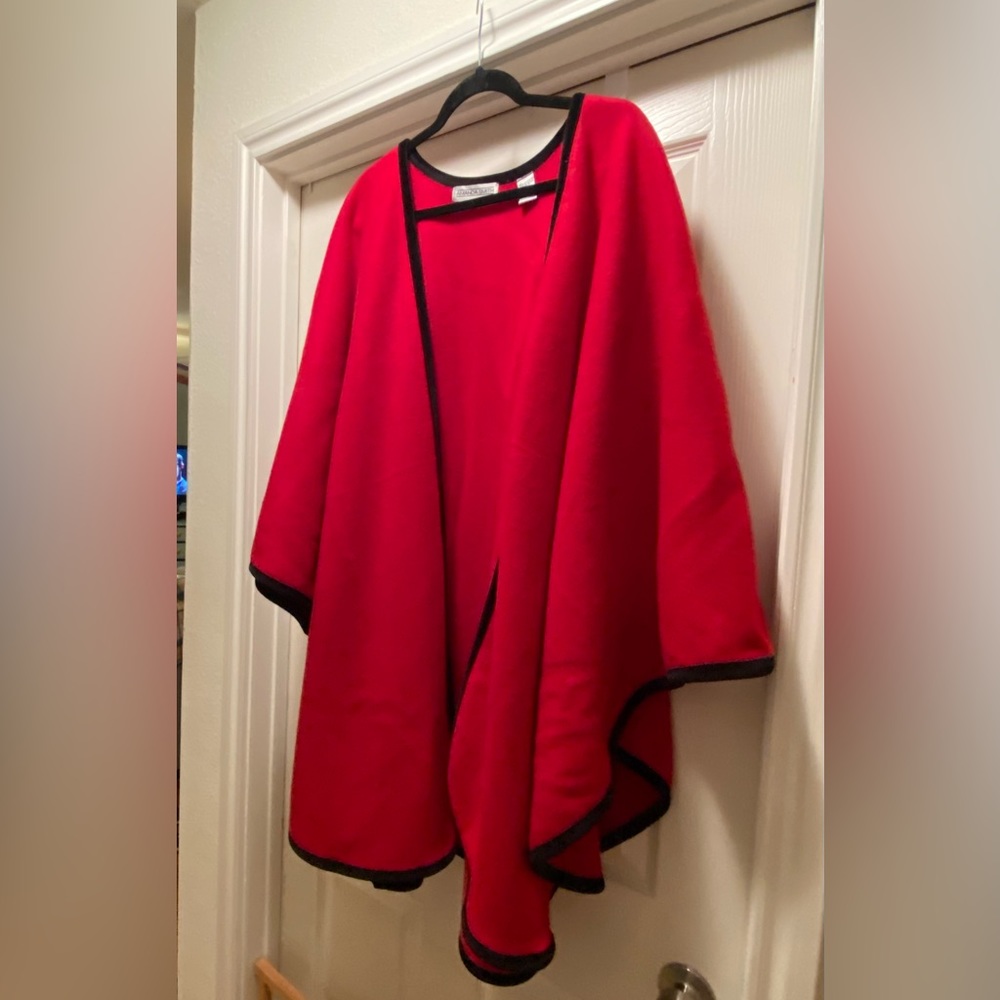 SOLD SOLD SOLD!!! Red Pancho style